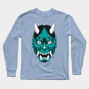 Blue Hannya Long Sleeve T-Shirt